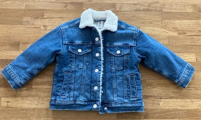 Jeansjacke gefüttert 98 H&M  2-3 Jahre Mädchen Jungen