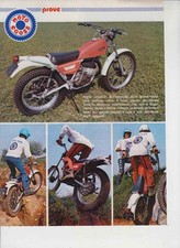 advertising TEST MOTO FANTIC TRIAL 125 1977- MOTOITALIANE MOTOSPORT TRIAL  EPOCA