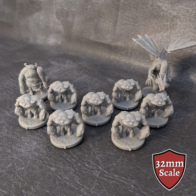 Andor Family Fantasy 32 mm Brettspiel Monster inspiriert inoffizielles Figurenpaket