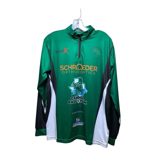 Carrol Bass Sponsored Team Pro Fishing Jersey Sz Small