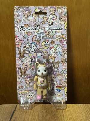 Toki Doki Biscotti 100% Bearbrick Tokidoki ActionCity Brown Be@rbrick