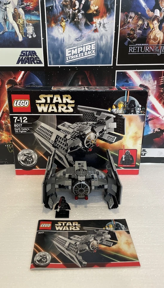 LEGO Star Wars DARTH VADERS TIE FIGHTER 8017 Mint Condition 100% Complete + Box - Image 4 of 4