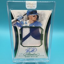 Panini Flawless 2025 Bobby Witt JR 1/5 Auto/Mem