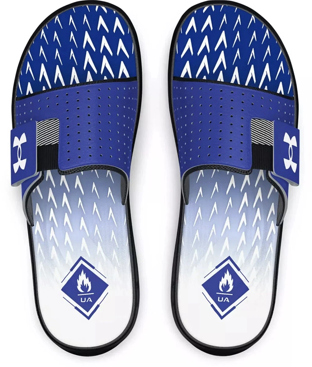 Under Armour Blue Slide Sandals for Men for sale | eBay