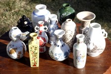 Collection 12 vases miniatures Japon vintage Japanese Franklin
