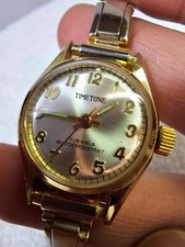 TIMETONE 17 Jewels Women's Mechanical Stretch Watch shock resistant- READ- B2
