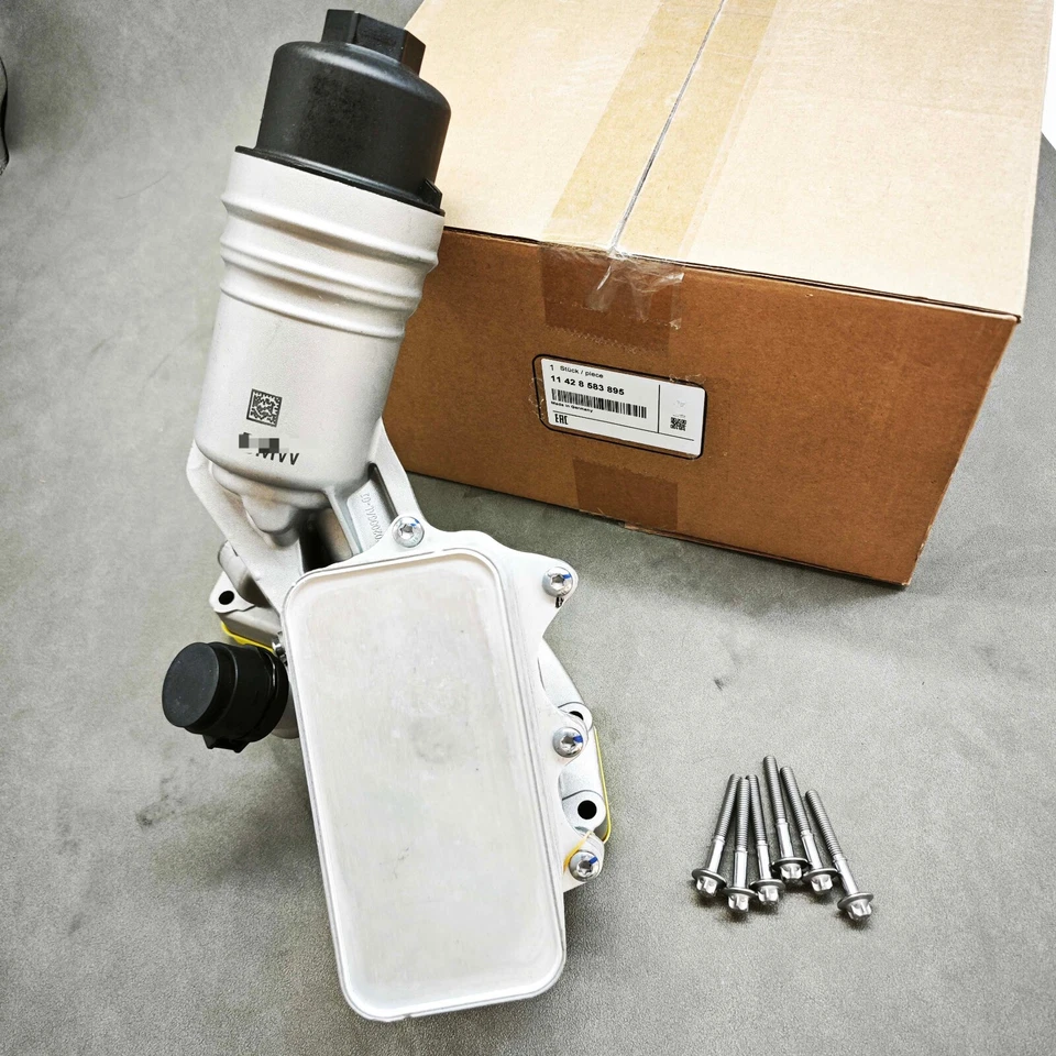 11428583895 NEW Aluminum Oil Filter Housing for BMW 2017-2021 3.0T M240I M340I Foto 3 de 4