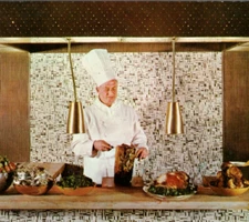 Rib Room Chef Louis Turco Somerset Hotel Boston, MA 1950s Vintage Postcard UNP