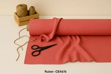 Ruber Linen Blend Fabric by the Yard – Perfect for Apparel, Home Décor & Crafts