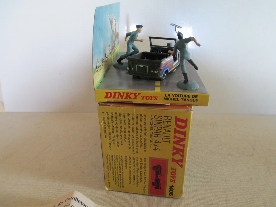 DINKY 1406 RENAULT SINPAR TANGUY LAVERDURE MIB 9 EN BOITE UNCOMMONVERY NICE LOOK - Photo 4/4
