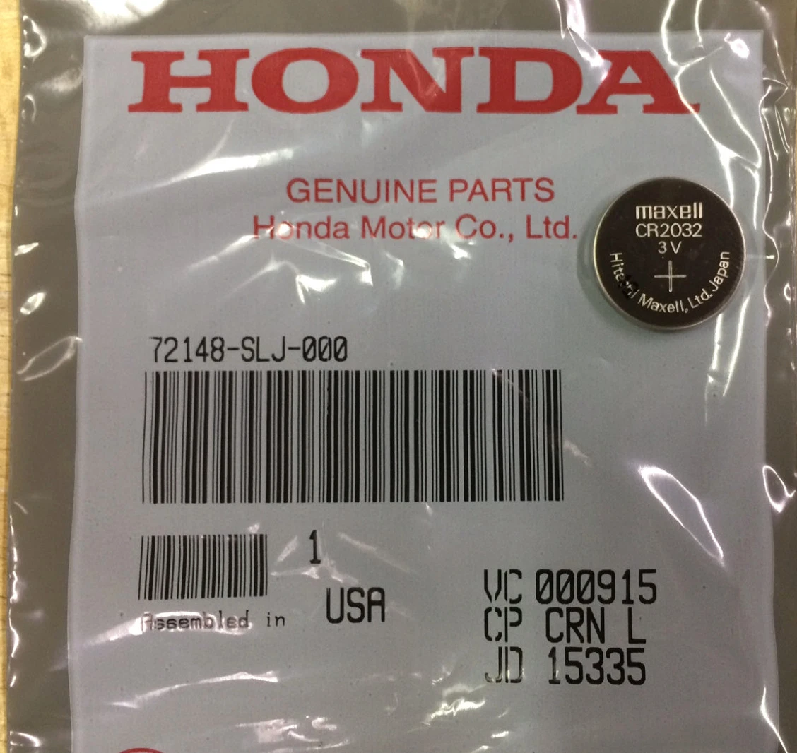 Honda 2024 remote battery