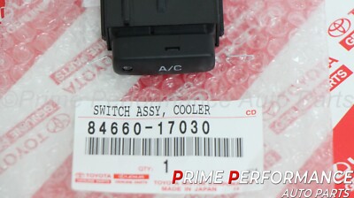 Toyota MR2 1991-1995 A/C Cooler Switch Genuine OEM 84660-17030 | eBay