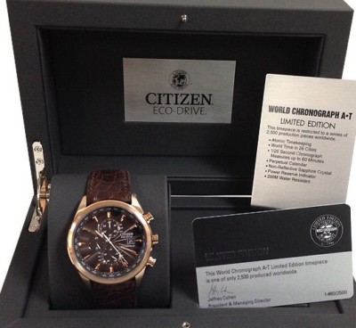 NEW Citizen Eco Drive Men's ChronographWatch AT8013-17E LIMITED