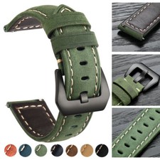 UK Genuine Leather Watch Wristband Strap For Fitbit Versa 4/3/2/1/Lite Sense 2/1