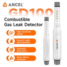 Portable Gas Leak Detector Tester Propane Methane Natural Gas Alarm Sensor Safe