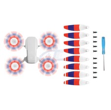 8x Low Noise Propellers Blades Props Set White Red Blue For DJI Mini 2 SE Drone