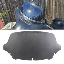 Smoke 10.5" Wave Windshield Windscreen For Harley Street Glide FLHX/I 2014-2023