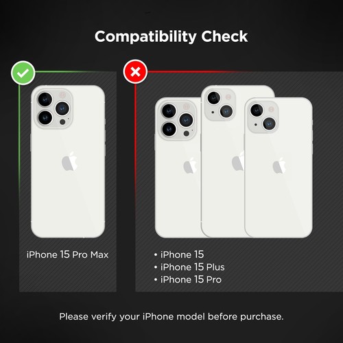 iPhone 15 Pro Max Hülle mit Band, Handyhülle mit Fingerschlaufe (klar) - Bild 6 von 6