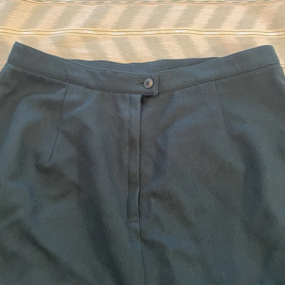 Saia de lã vintage tamanho 16 Trad Pinup academia básica férias elegante minimalista - Imagem 2 de 4