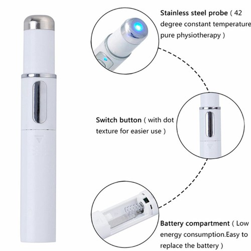 Radierer Blaulichttherapie Falten Akne Laser Stift Entfernung Lager - Bild 2 von 3