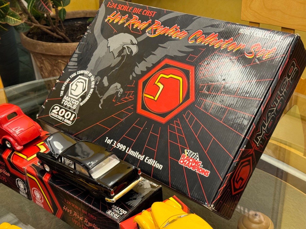 2001 Racing Champions Matco Tools Hot Rod Replica Collector Set 1