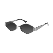 Trendy Hexagon Metal Sunglasses for Women Small Retro Style MS52475