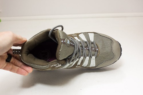 Merrell Size 7.5 Olive Hiking Boots Women's Waterproof - Picture 3 of 9