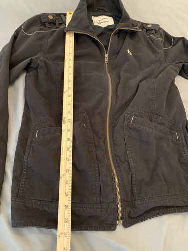 Levi Strauss Signature Black Full Zip Cotton Twill Jacket Woman’s Large - Picture 6 of 10