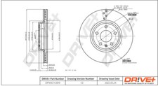 Dr!ve+ 2x Bremsscheiben vorne belüftet für Audi A4 Avant 8K5 B8 8W5 B9 8K2