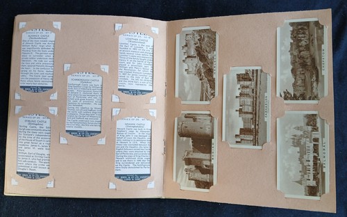 Cope Bros Castles 1939 Complete Set Of 25 Cards In Vintage Genetic Album - Picture 4 of 7
