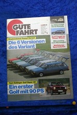 Gute Fahrt 5/83 Audi Coupe Treser VW Golf 90 PS Passat Variant