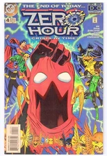 Zero Hour #4-0 (DC  1994)  Quick Shipping - Crisis In Time Excellent Storyline 