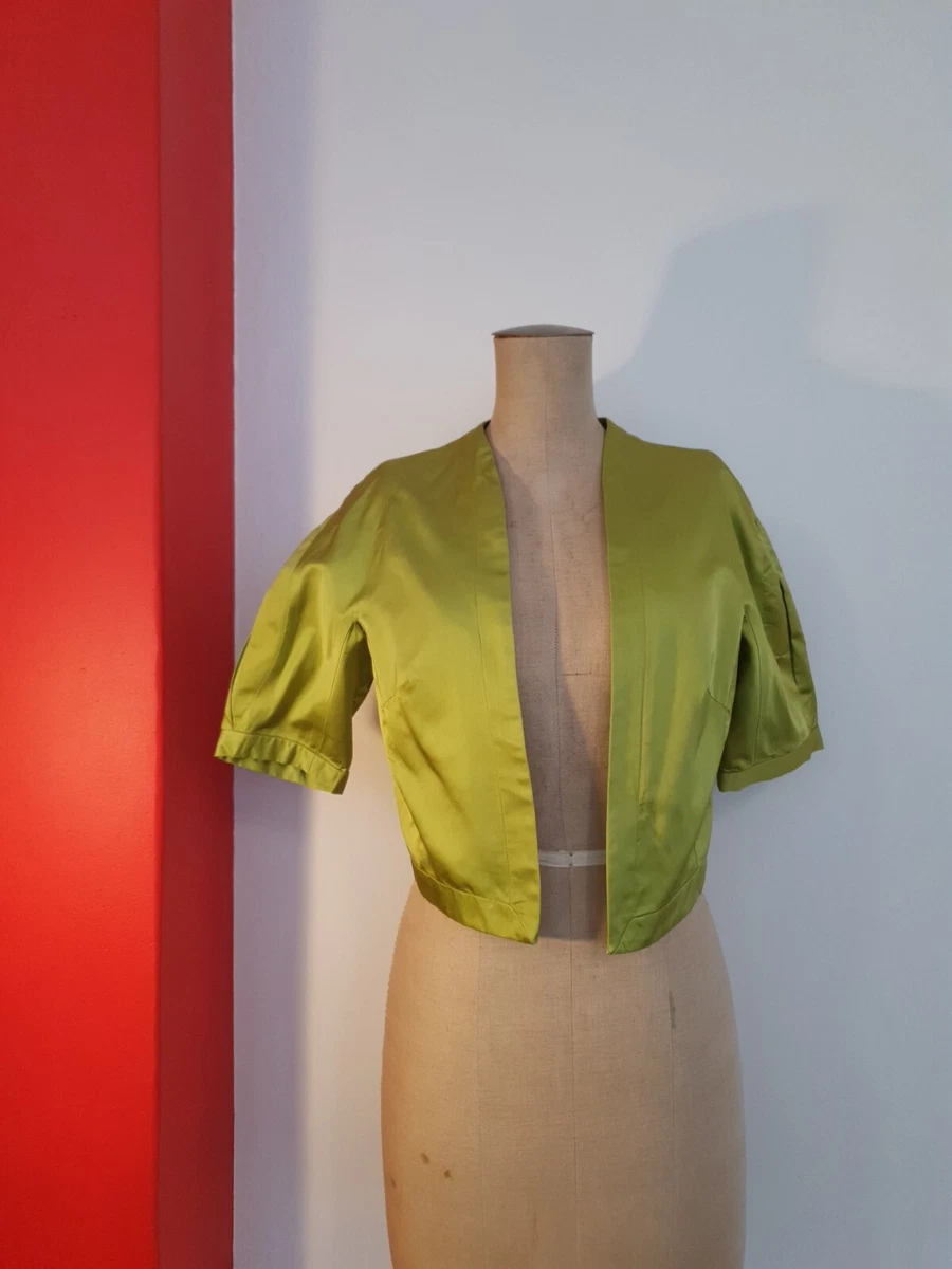 Lime green shop bolero jacket
