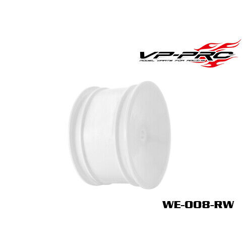 VP PRO WE-008-RW 1/10 2wd & 4wd Offroad Buggy Rear 12mm Hex Rim (White) 4 Pack - 第 1/3 張圖片