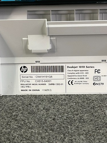 HP DeskJet 1010 Printer π¨οΈ USB Color Inkjet β Adapter & Driver CD Included - Picture 9 of 19