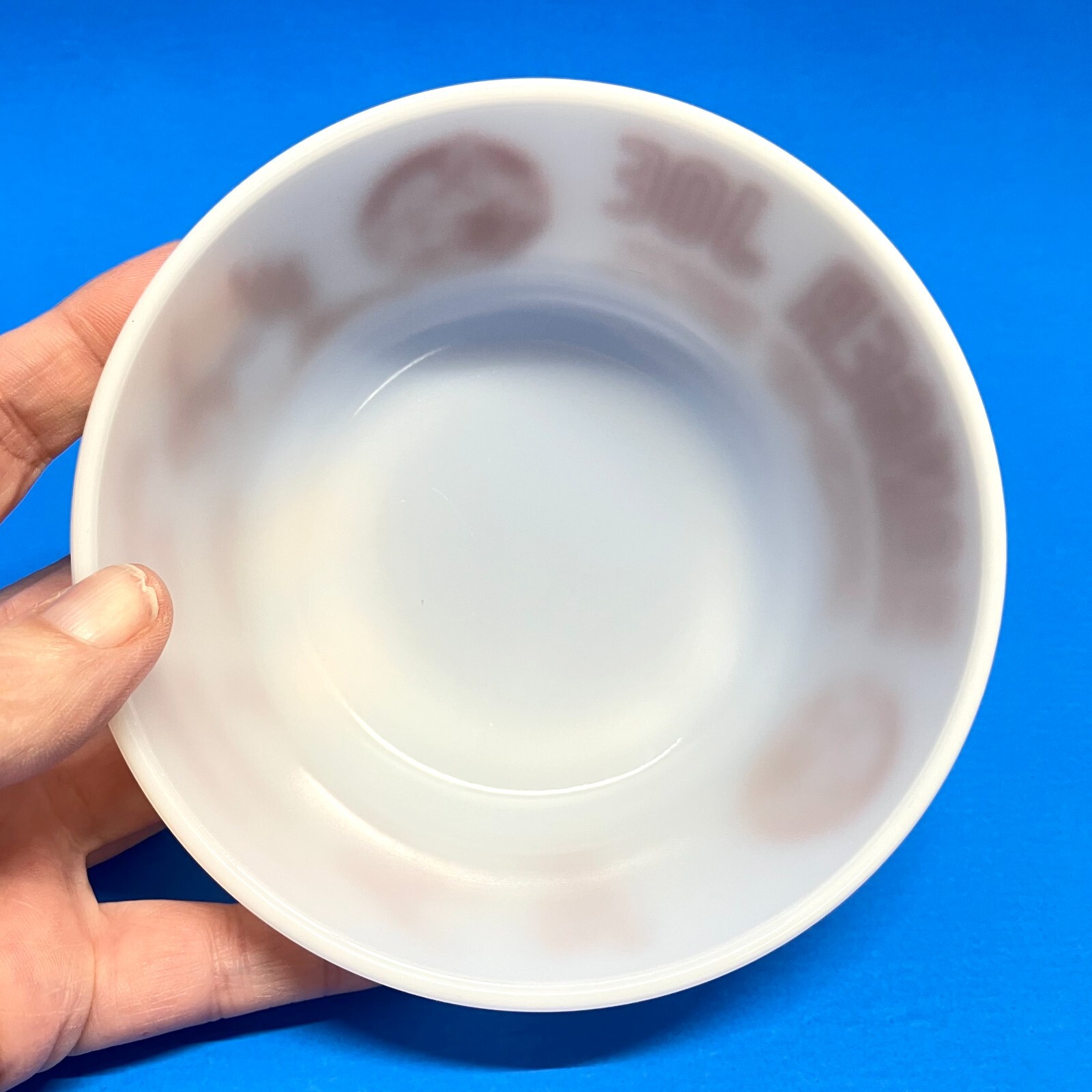 VTG 50s Ranger Joe Round Up 3PC Breakfast Set Hazel Atlas Milk Glass Mug & Bowls