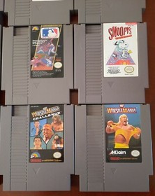 Lotto 12 cartucce Nintendo NES TESTATE Super Mario 3 basi Dr. Mario caricate
