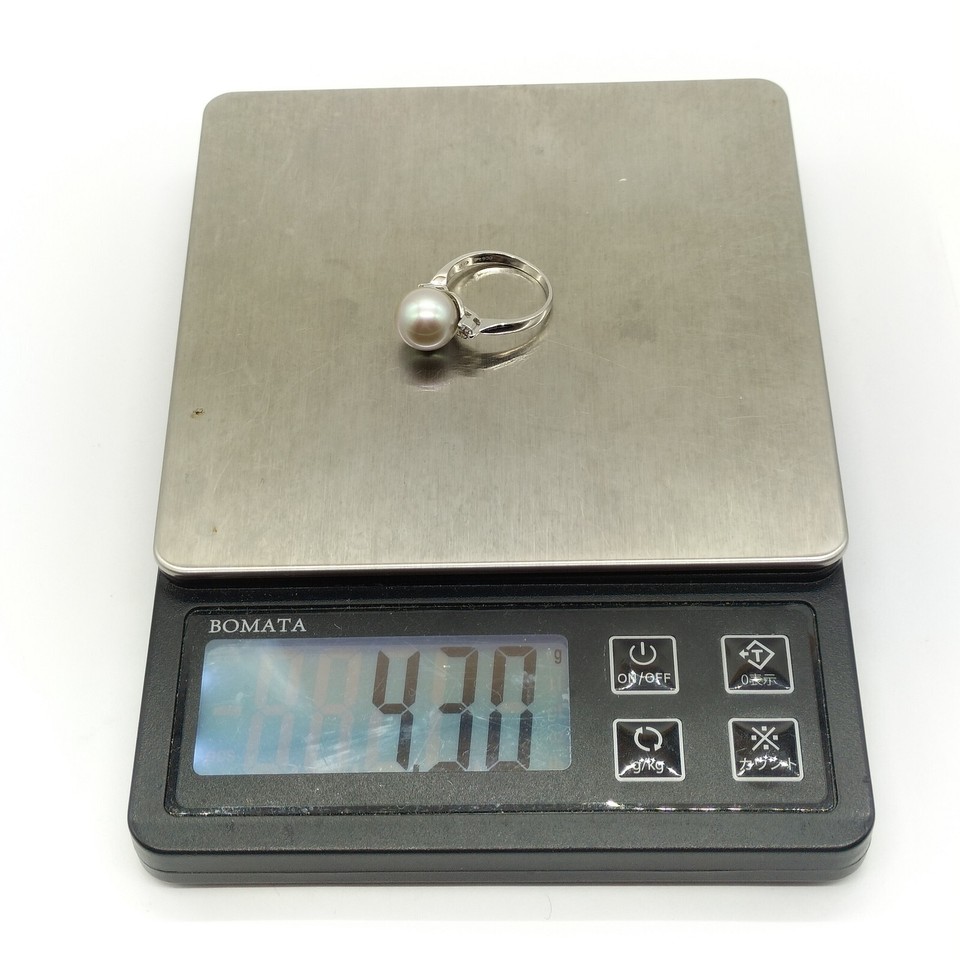 Jewelry Ring Pearl Platinum Platinum Whites 1547229 eBay