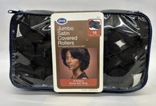 Goody 16 Jumbo Satin Covered Rollers Bonus Hair Wraps Brand New