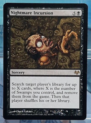 Magic - Nightmare Incursion - Rare/Hexerei - Abendkühle - EN/NM