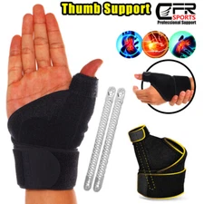 Thumb Wrist Brace Support Splint Carpal Tunnel Sprain Arthritis Sport Right Left
