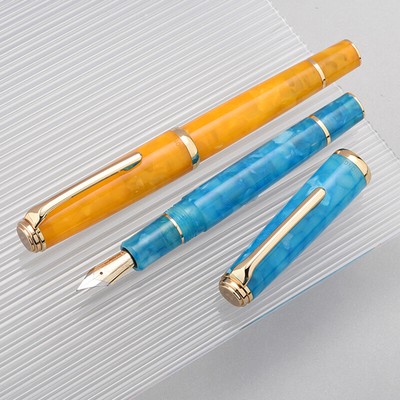 Hongdian 960 Plus (N1) Retro Acrylic Resin Fountain Pen Nebula Series EF 0.4mm