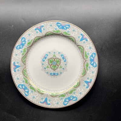 Mintons China Porcelain Salad Plate Enameled Bluebells 1891-1901