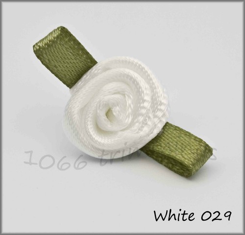 Small Satin or Lurex Ribbon Roses - Picture 14 of 53