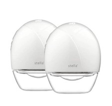 Stella By Moms T4 Premier Wearable Breast Pump Hands-Free Comfort White New