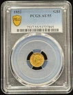 PCGS AU55 1852 United States Liberty Head $1 Gold Coin G$1-895