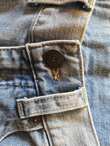 True Religion World Tour Relaxed Skinny jeans Rocco Edition Light Blue 28x32 - Picture 2 of 7