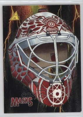 1995-96 Pinnacle Masks Mike Vernon #6 HOF 7v7