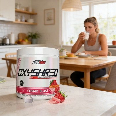 Oxyshred Thermogenic Fat Burner Pre-Workout Powder  Cosmic Blast 60 Servings