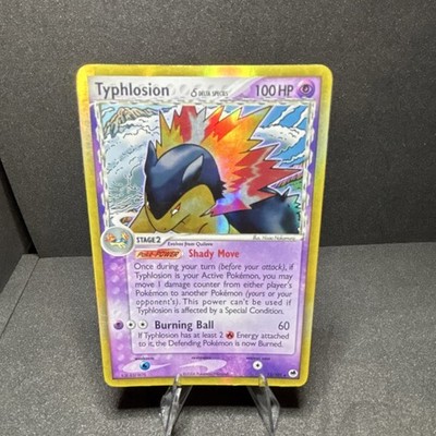 Pokémon Typhlosion EX Delta Species 12/101 100 HP Holo Rare 2006 EN Stage 2